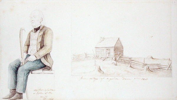 Eerste huisje van Angelica, en de eerste kolonist van Allegany County, New York door Anne Marguerite Hyde de Neuville
