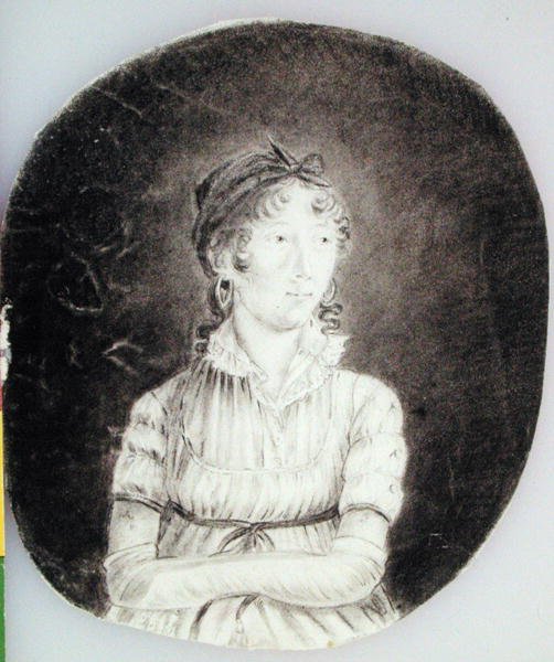 Zelfportret, ca. 1807 door Anne Marguerite Hyde de Neuville