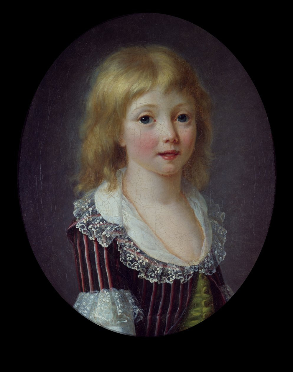 Een Kleine Jongen van de Comminges Familie, 1785-90 door Anne Rosalie 1752 94 attr. to Filleul