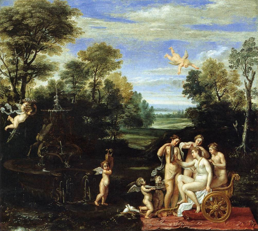 Landschap met het Toilet van Venus door Annibale Carracci