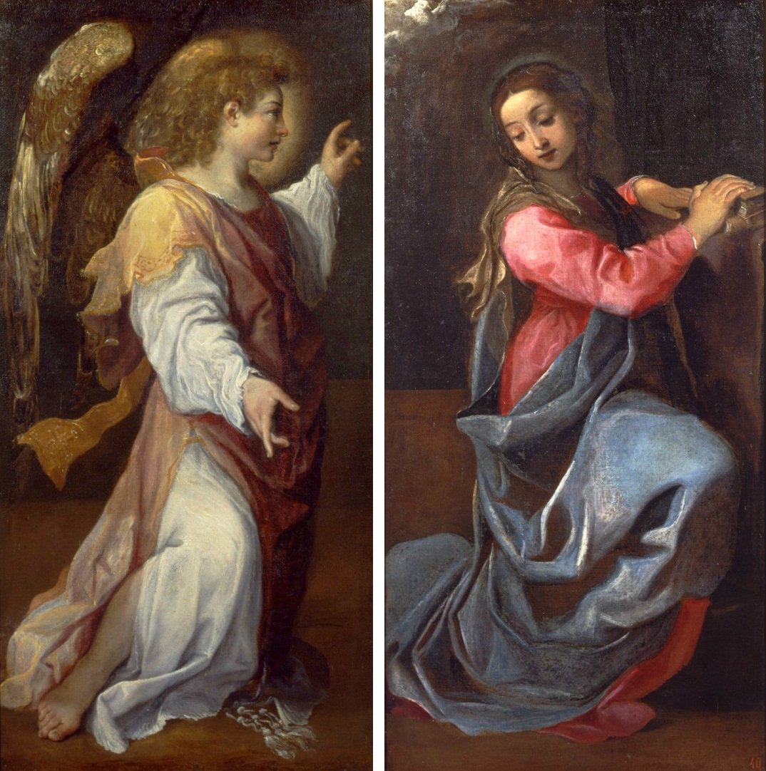 De annunciatie door Annibale Carracci