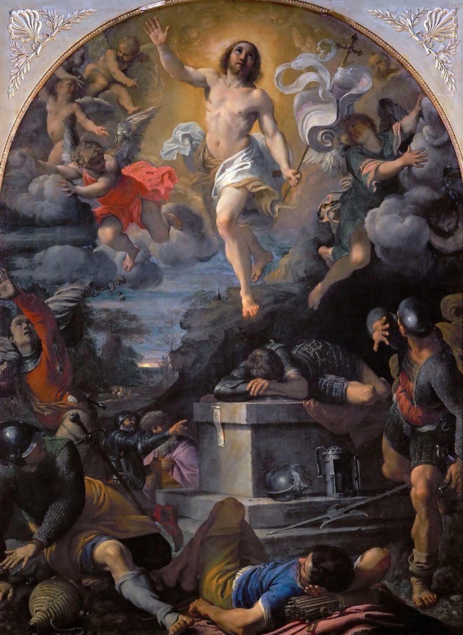 De opstanding van Christus door Annibale Carracci