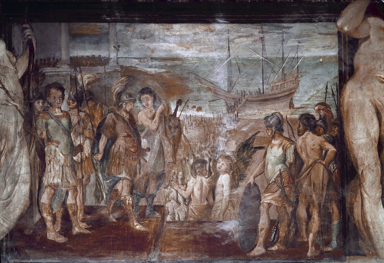 Episodes uit het leven van Jason: het aan boord gaan van de Argonauten door Annibale Carracci