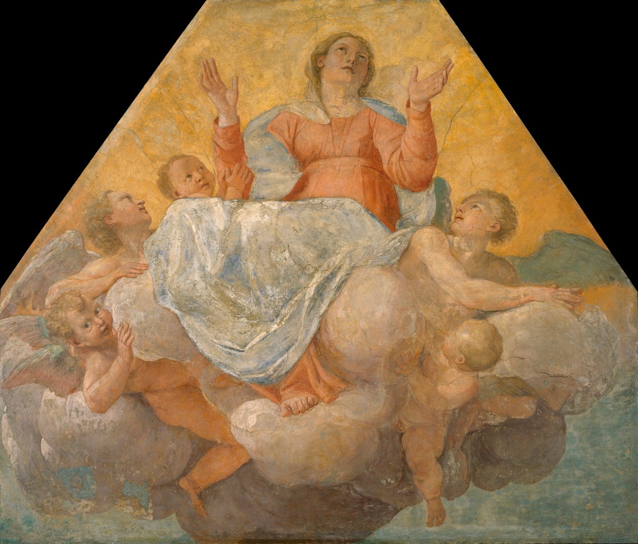 De tenhemelopneming van de Maagd door Annibale Carracci