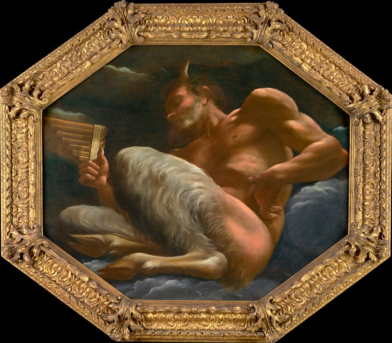 De god Pan door Annibale Carracci