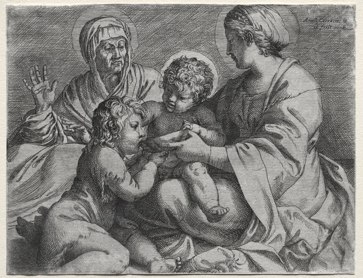 Madonna met de Kom door Annibale Carracci