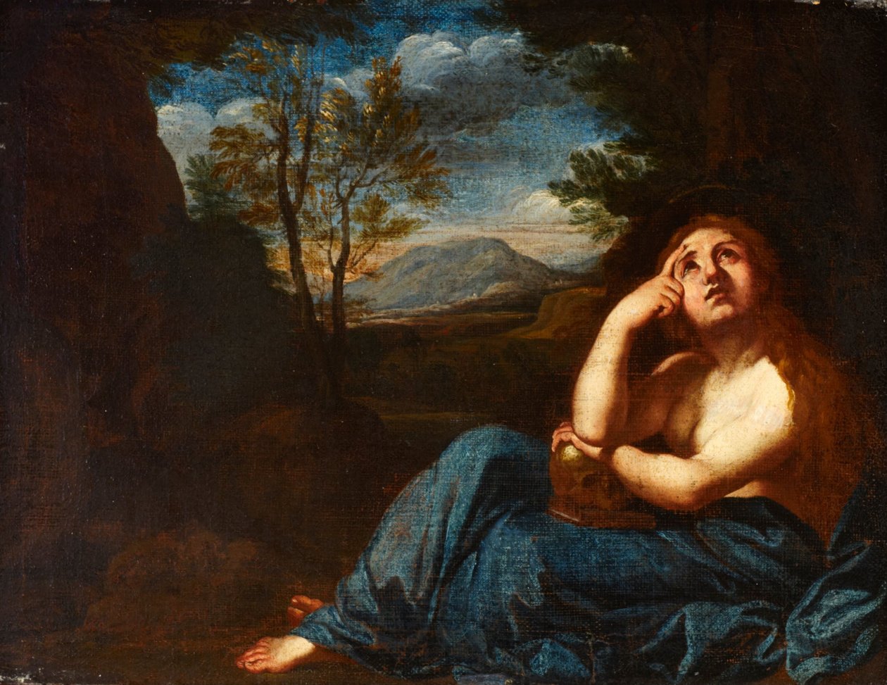 Magdalena door Annibale Carracci