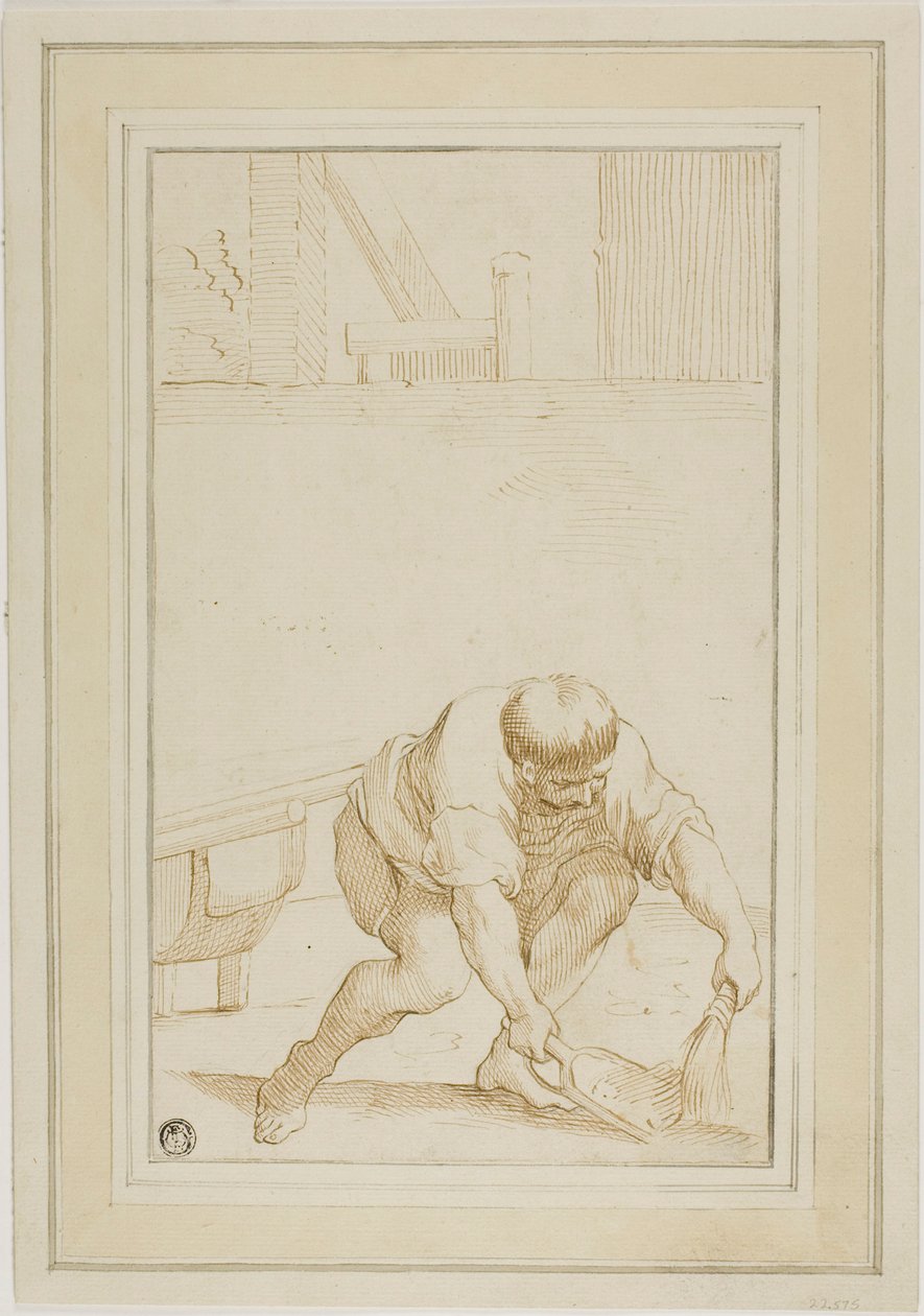 Mestverzamelaar door Annibale Carracci