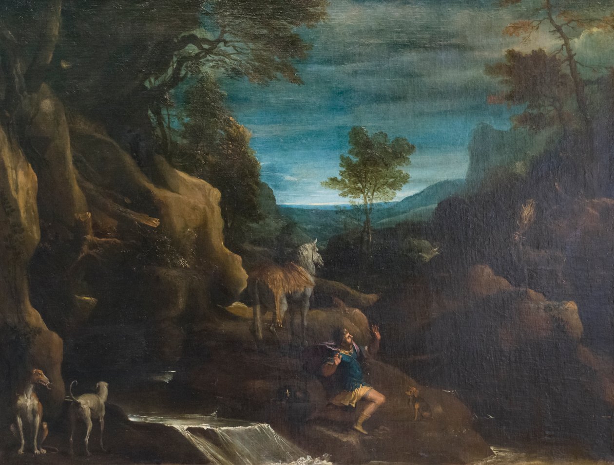 De visioen van Sint Eustachius door Annibale Carracci