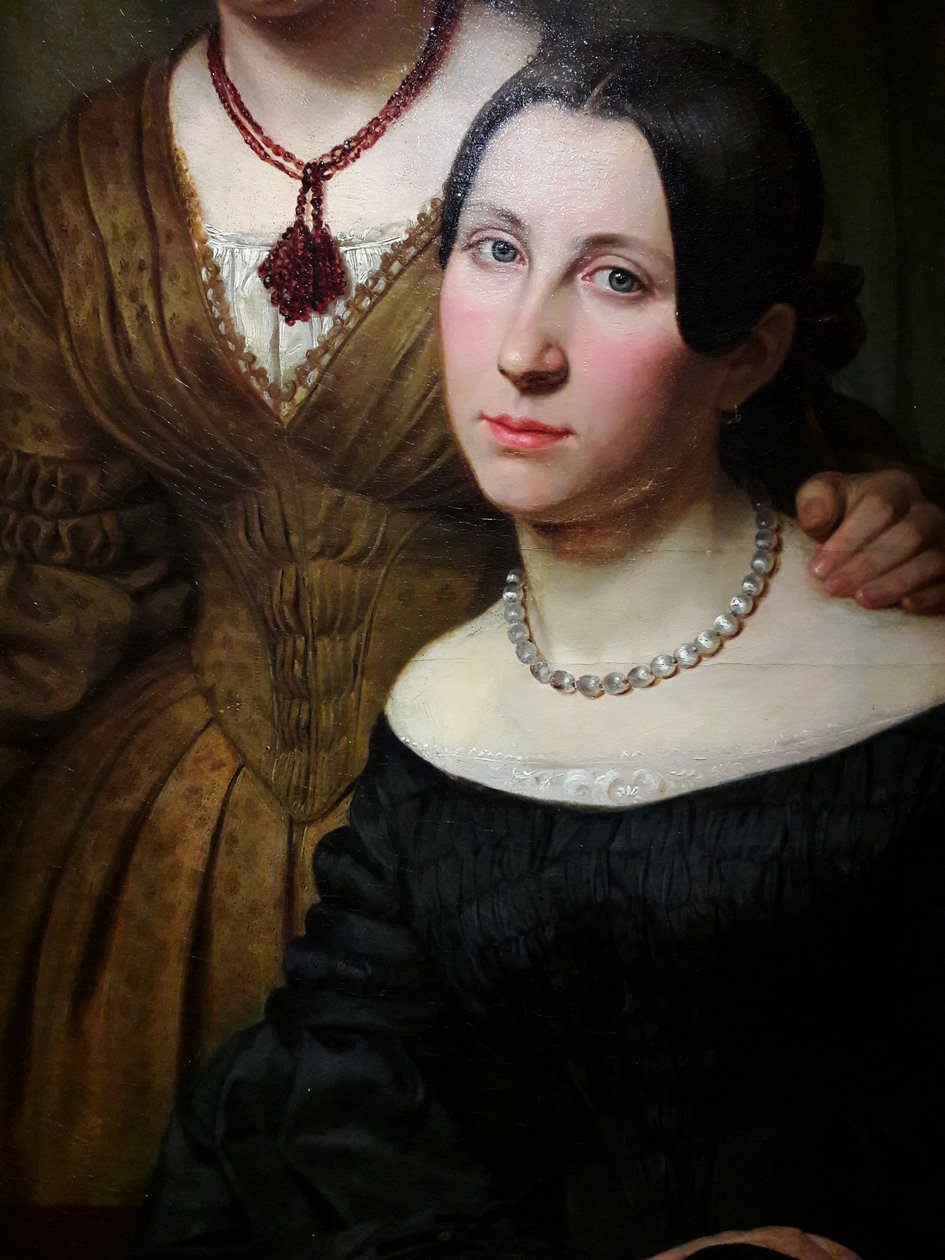 Portret van twee vrouwen door Anonymous