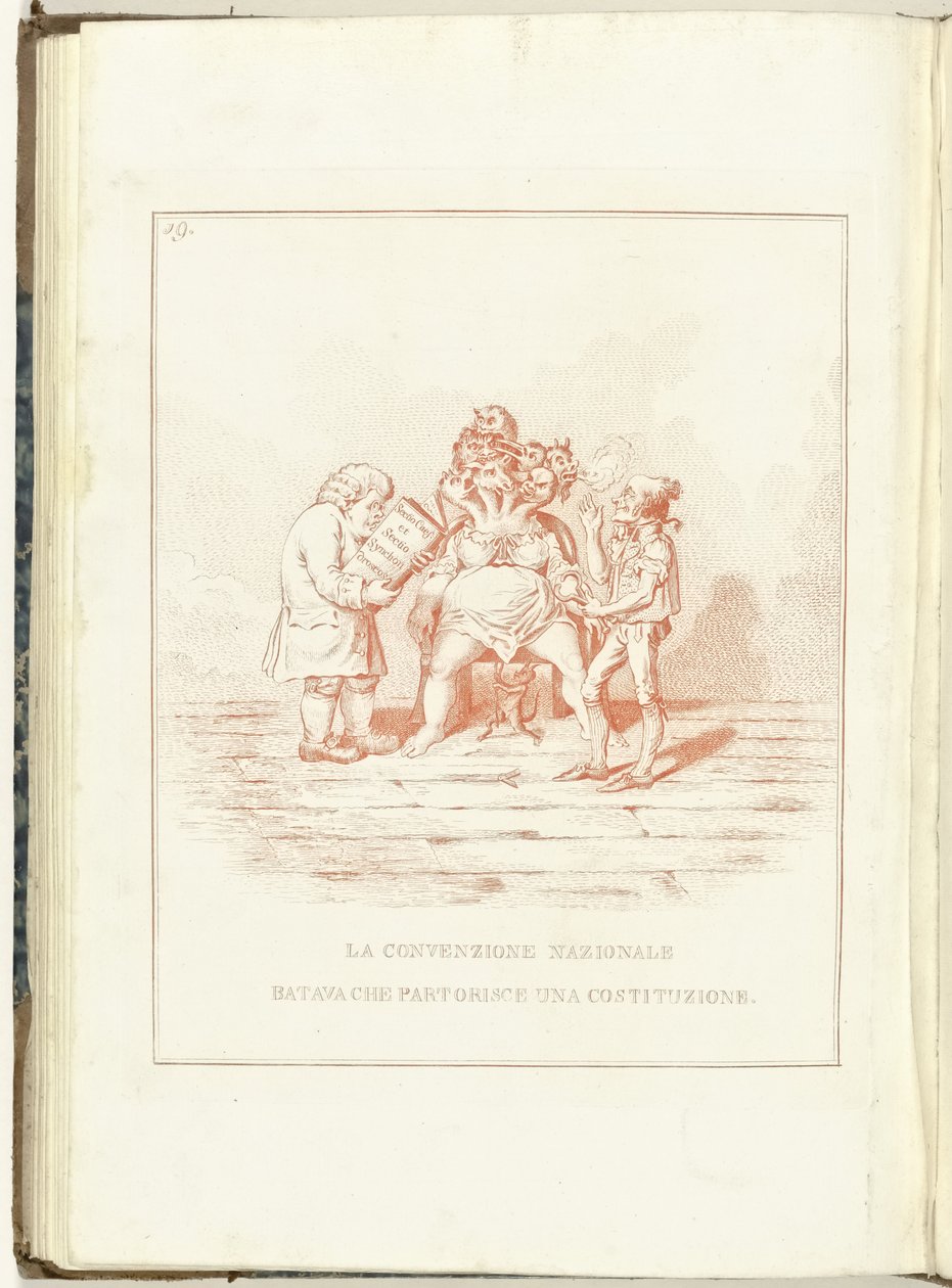 Barensnood van de Nationale Conventie, 1795 door Anonymous