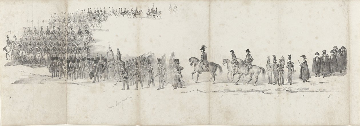 Begrafenis van wijlen koning Willem II te Delft op 4 april 1849 door Anonymous