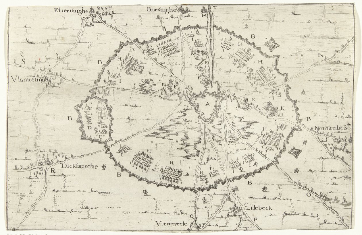Beleg van Ieper, 1649 door Anonymous
