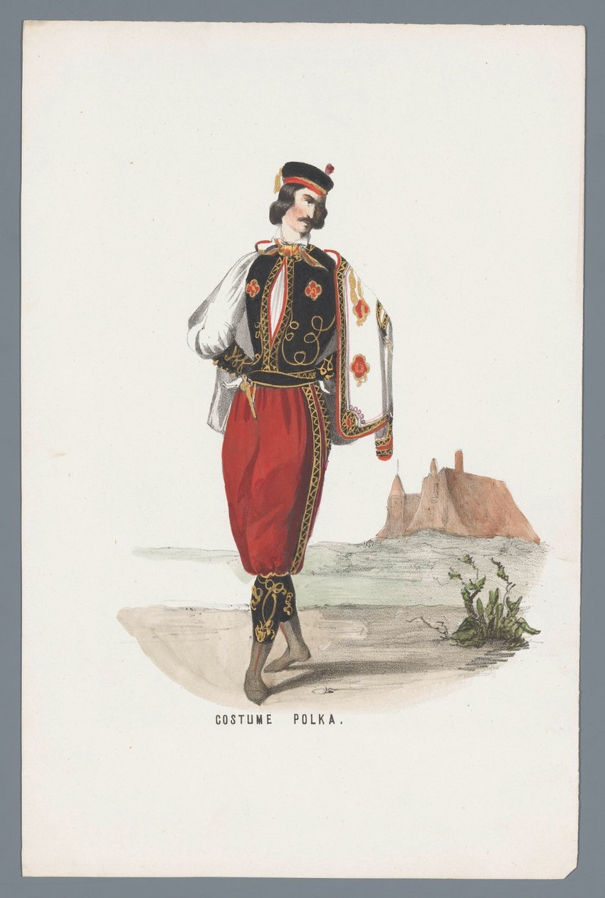 Costume Polka door Anonymous