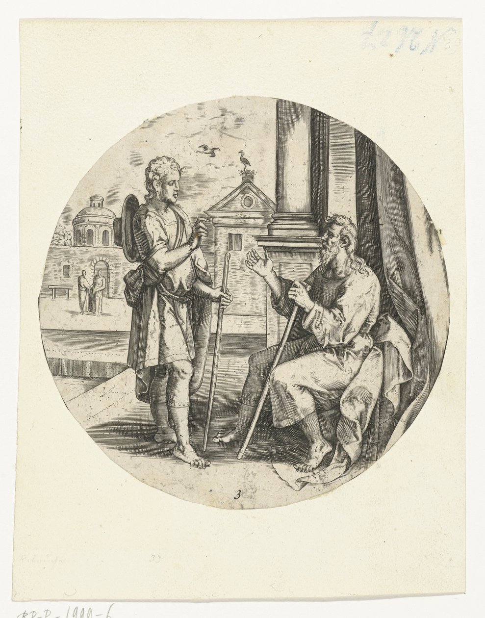 De afscheidswoorden van Tobit aan zijn zoon Tobias door Anonymous