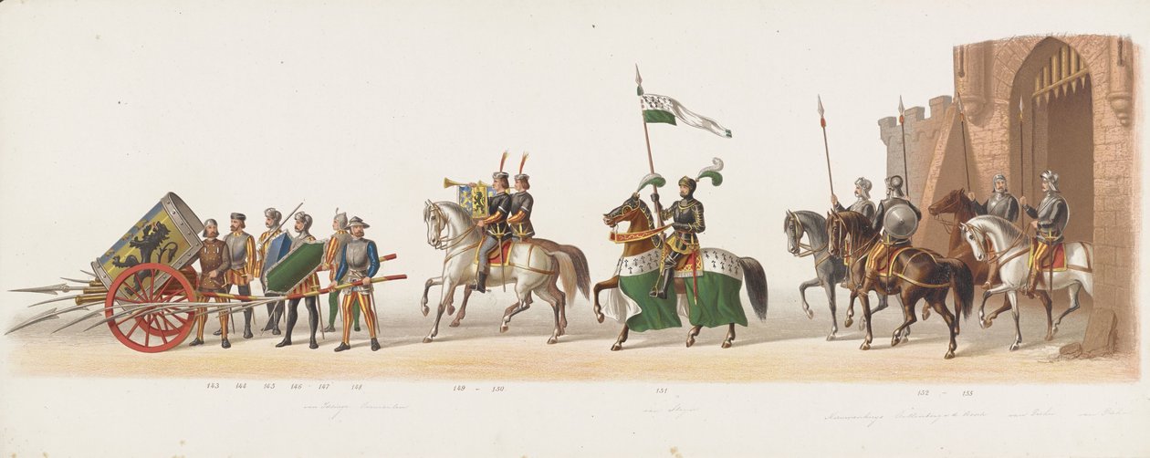 Delftse optocht van 1873 (tiende plaat) door Anonymous