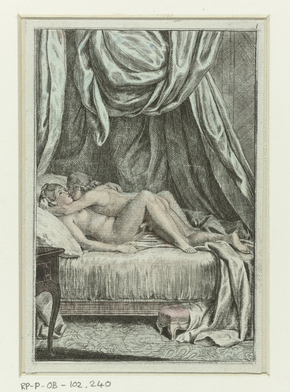 Erotische serie met koppels in bed door Anonymous
