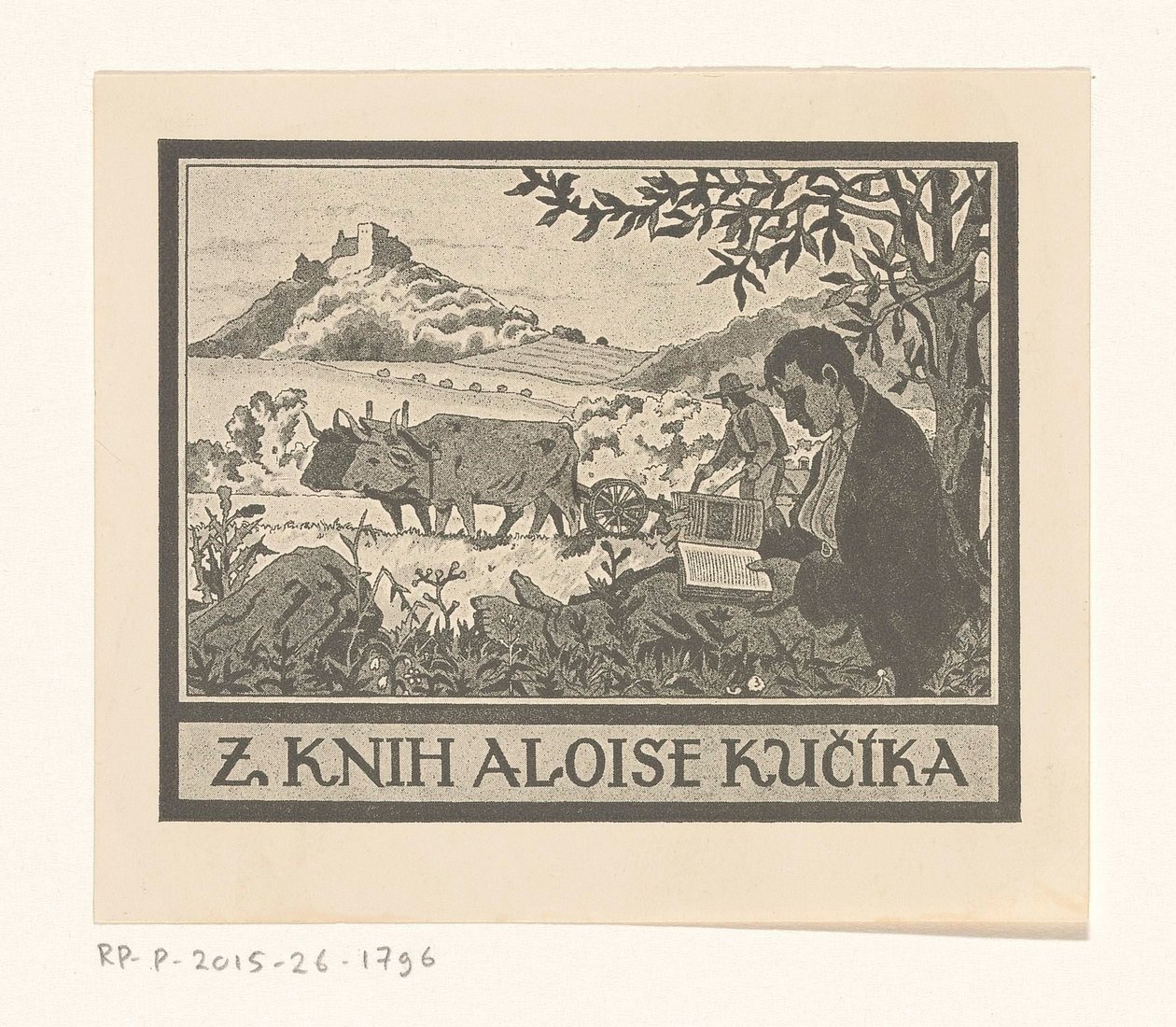Ex libris van Aloise Kučika door Anonymous