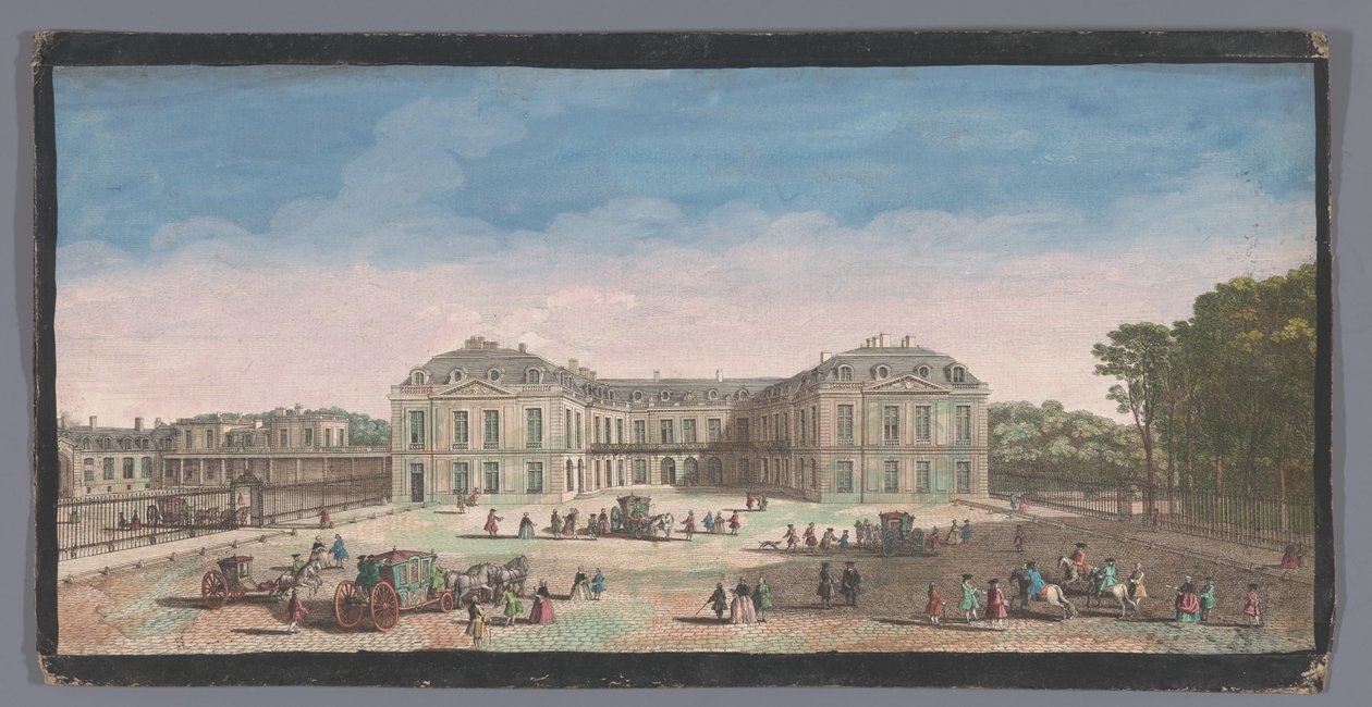 Gezicht op het Château de Choisy door Anonymous