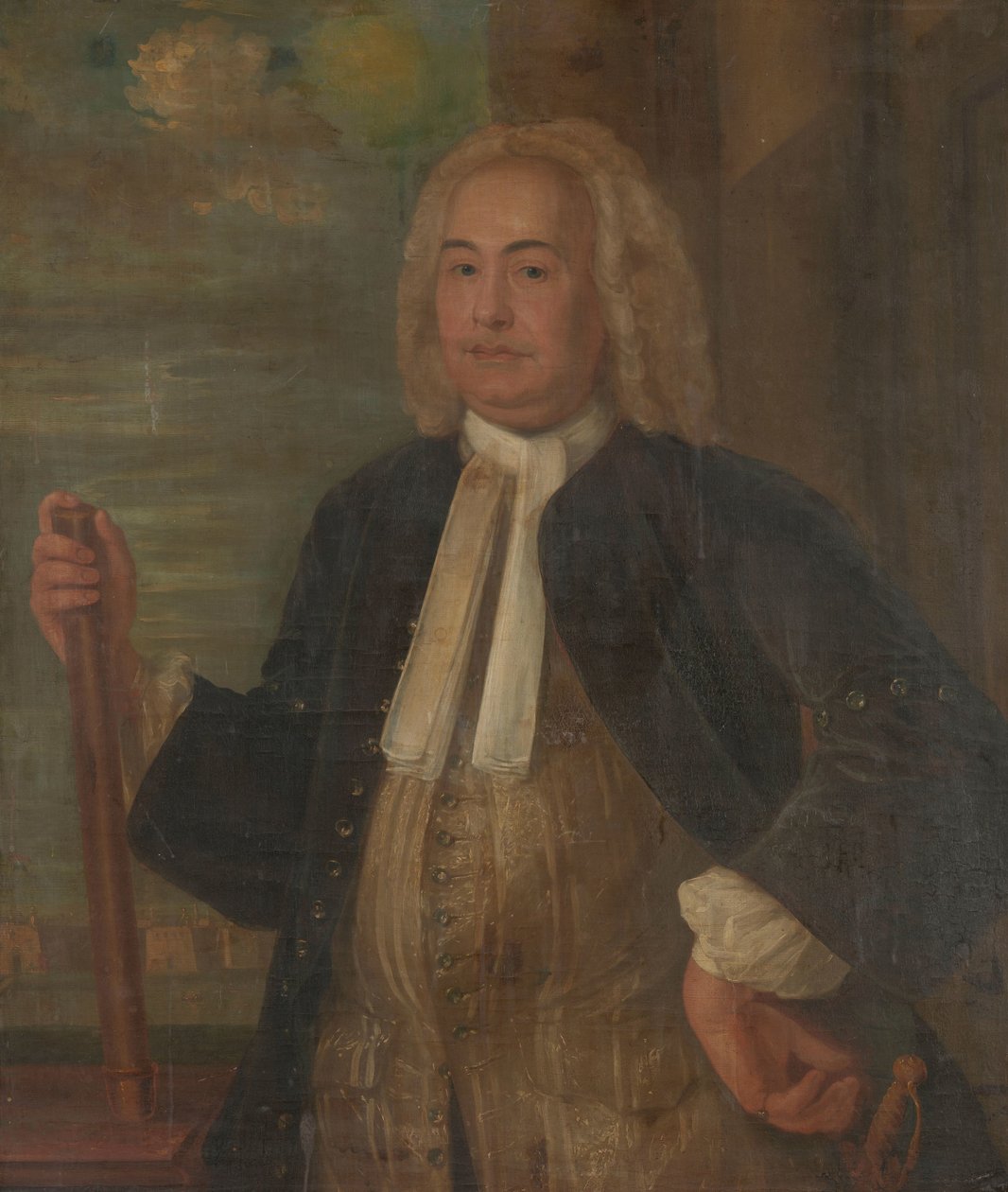 Portret van Johannes Thedens, gouverneur-generaal van de Nederlandse Oost-Indische Compagnie door Anonymous