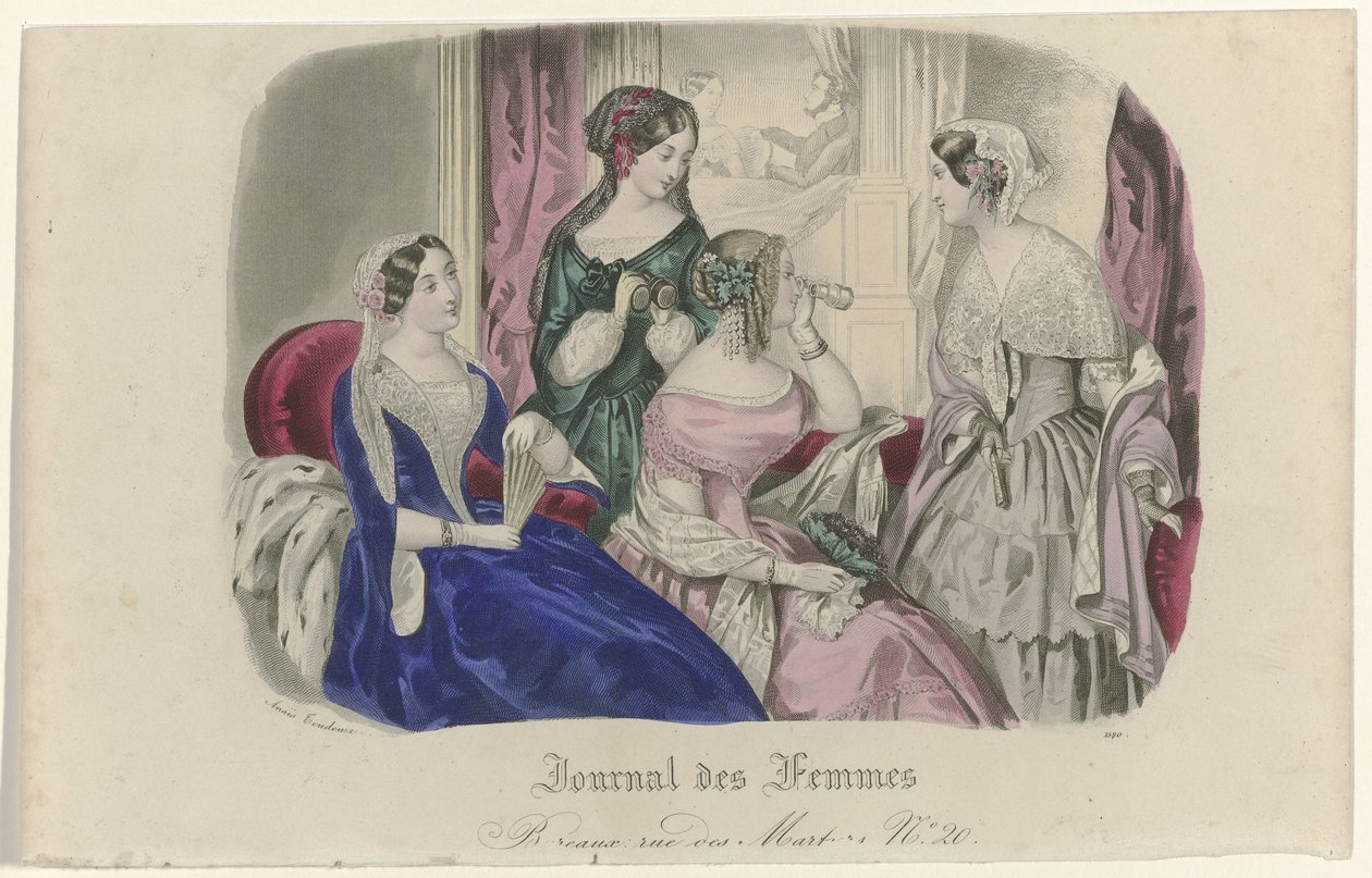 Journal des Femmes, 1840-1851, Pl. 1580 door Anonymous