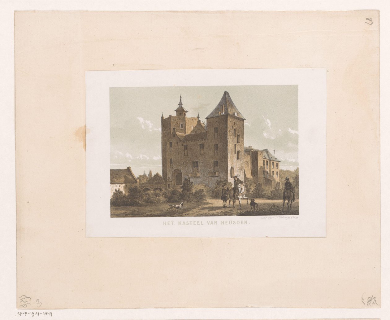 Kasteel Heusden door Anonymous