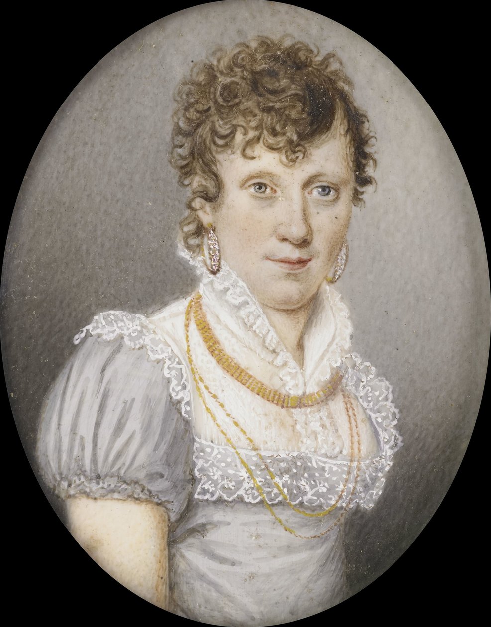 Maria Elisabeth Schreiber (1765-1822). Echtgenote van Georg Albrecht Diederichs door Anonymous