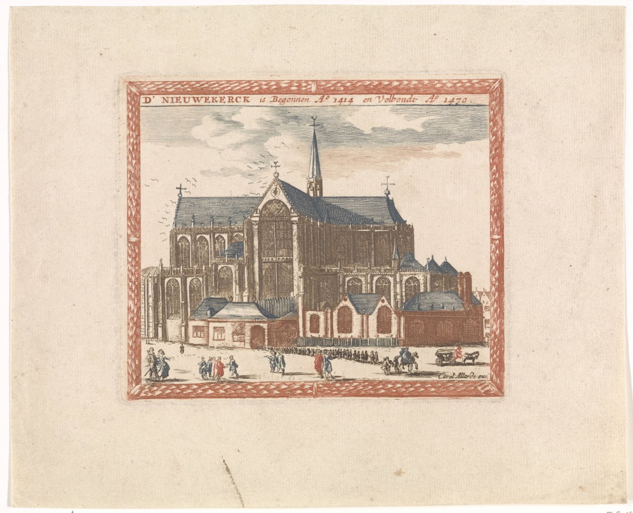 Nieuwe Kerk te Amsterdam door Anonymous