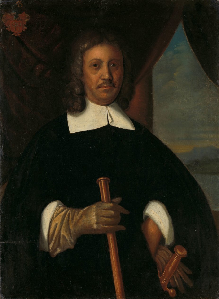 Portret van Jan van Riebeeck (1619-77). Commandeur van de Kaap de Goede Hoop en van Malakka en secretaris van het Hoge Regering van Batavia door Anonymous