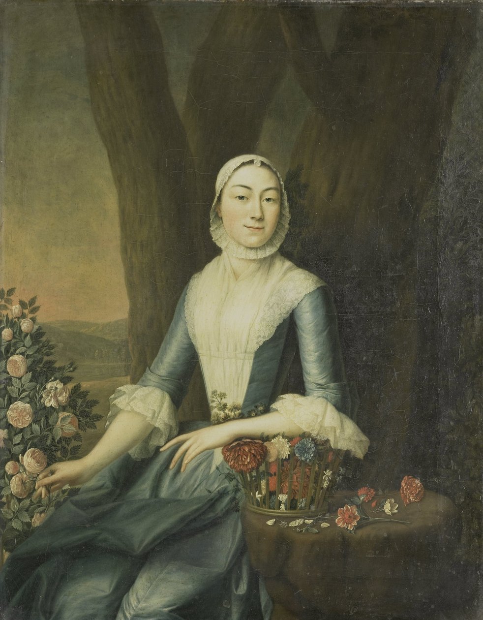 Portret van Magdalena van Citters, vrouw van Adriaen Isaac Hurgronje door Anonymous
