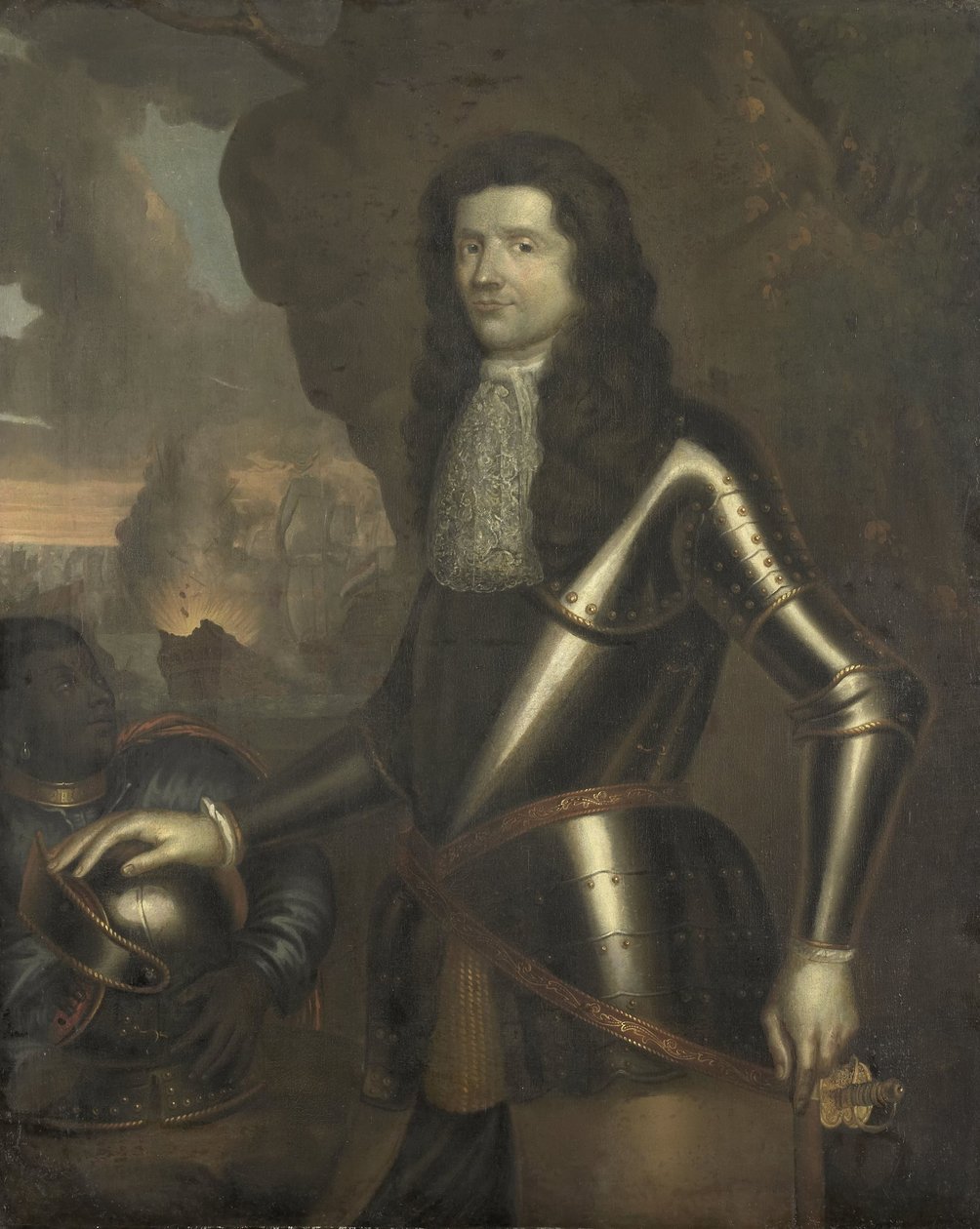 Portret van een admiraal, waarschijnlijk Willem van Ewijck door Anonymous