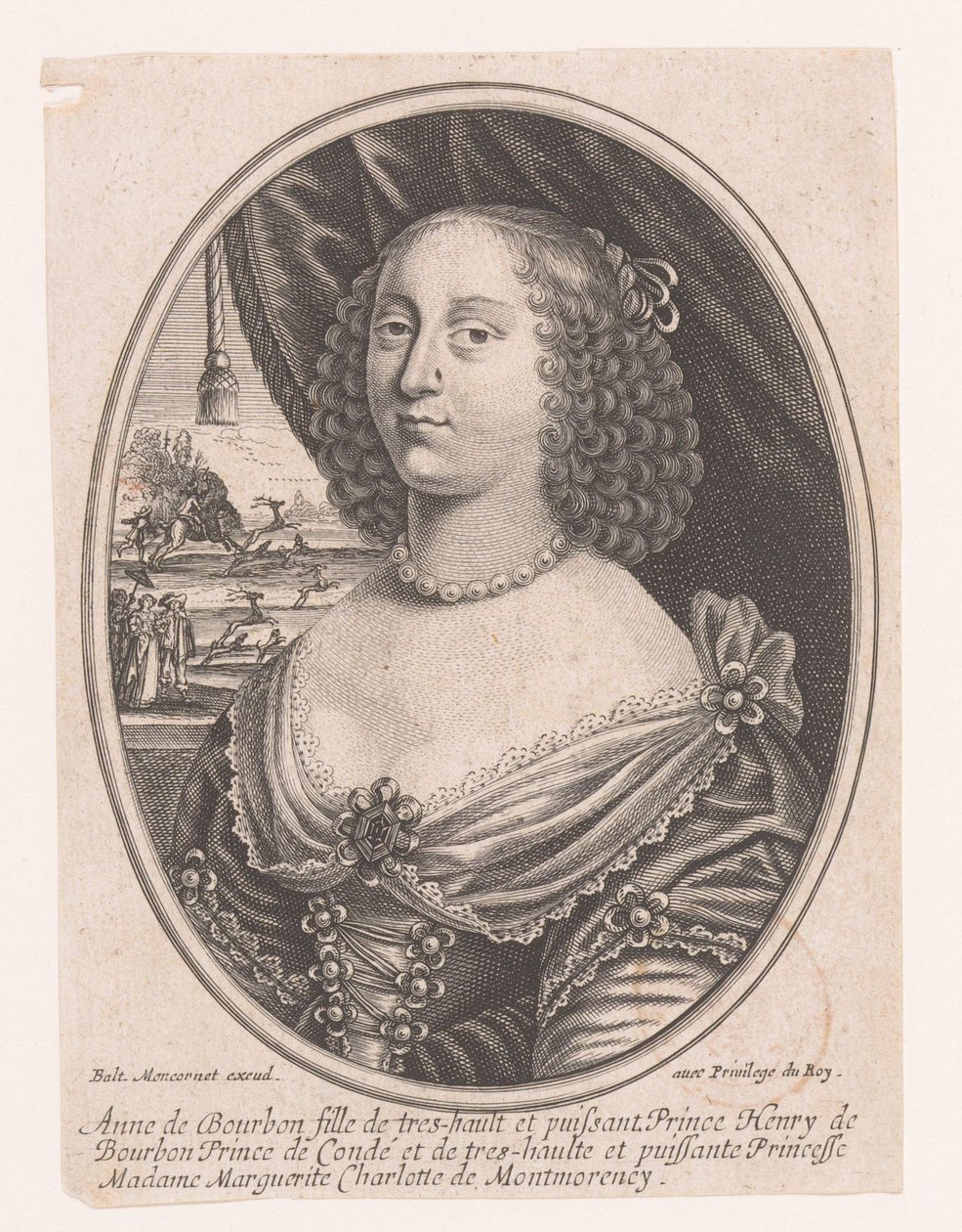 Portret van Anna Genoveva van Bourbon-Condé door Anonymous