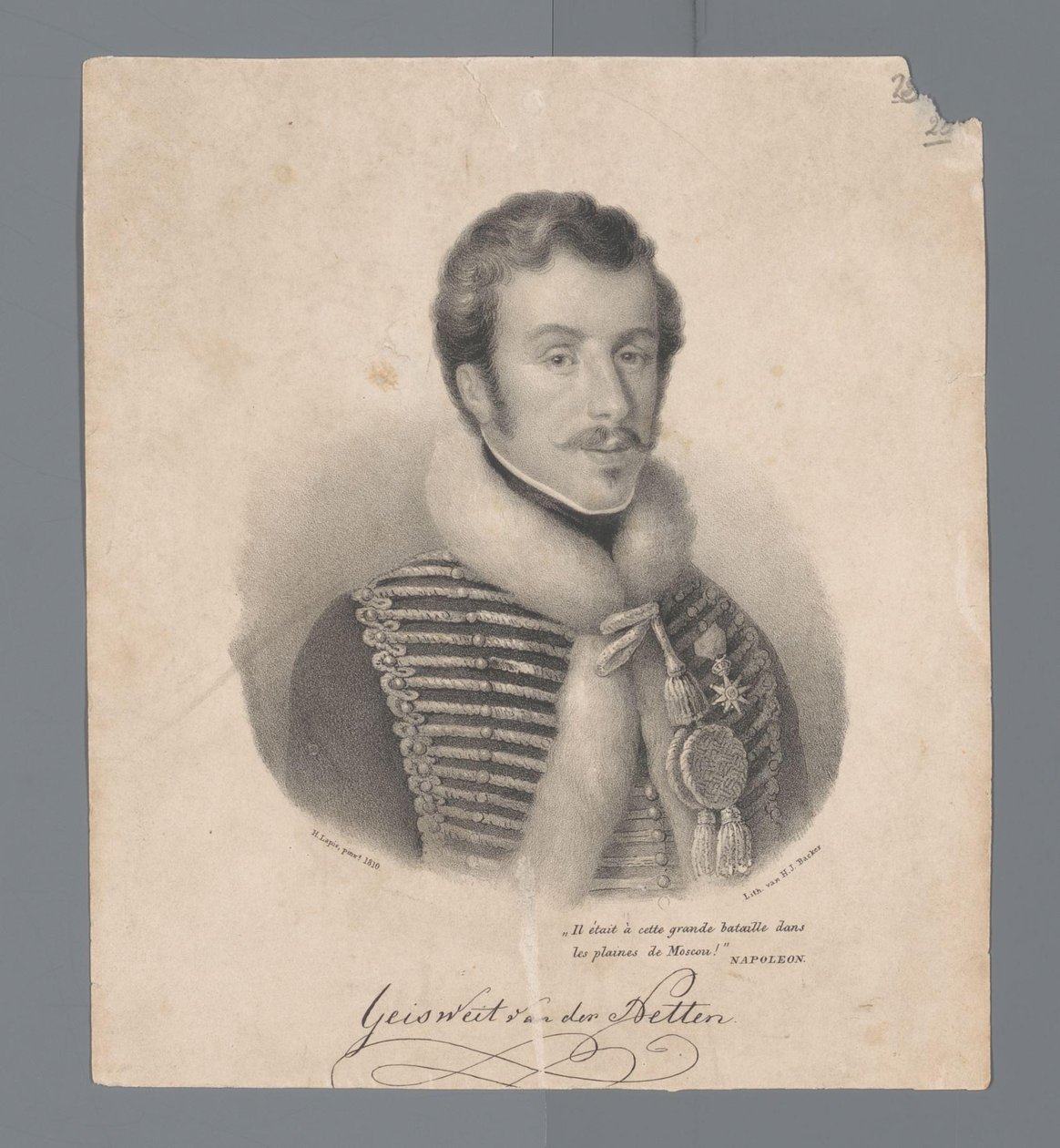 Portret van Cornelius Anthonius Geisweit van der Netten door Anonymous