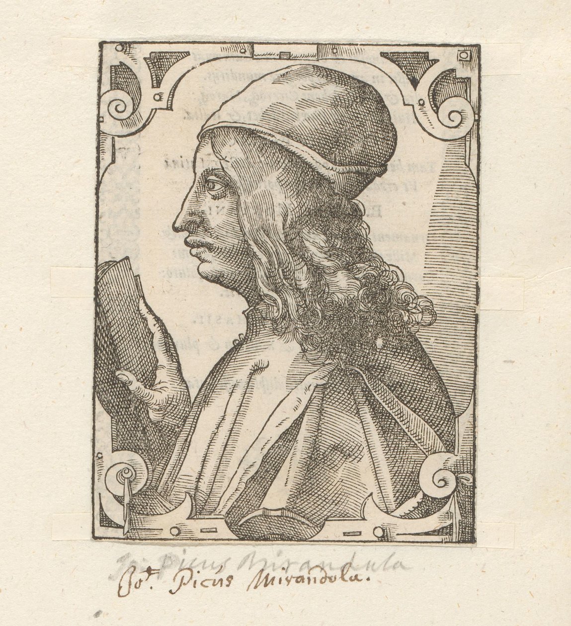 Portret van Giovanni Pico della Mirandola door Anonymous
