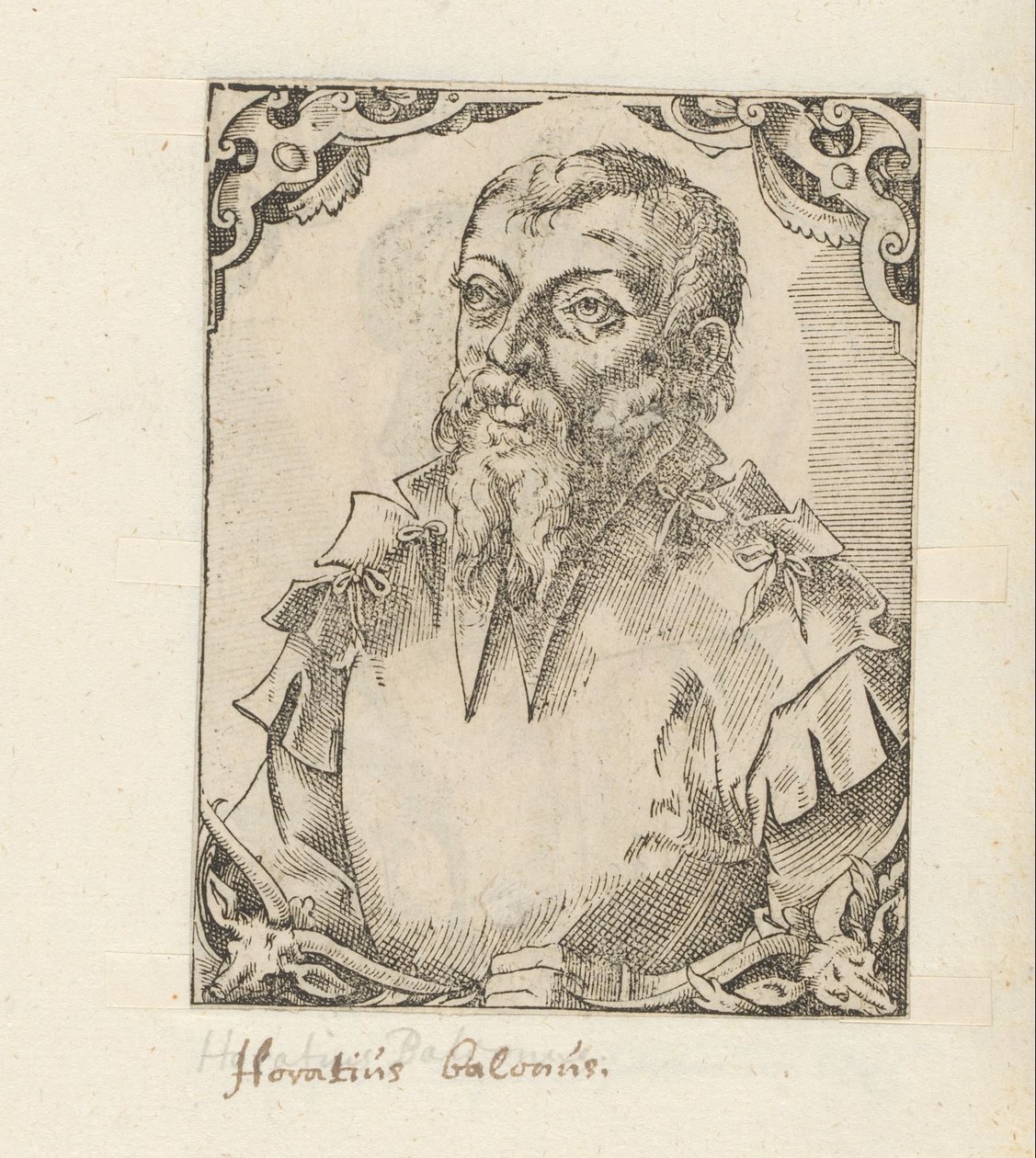 Portret van Horatio Baglioni door Anonymous
