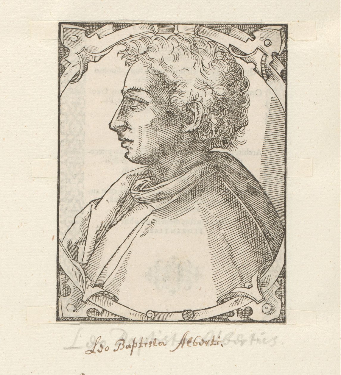 Portret van Leon Battista Alberti door Anonymous