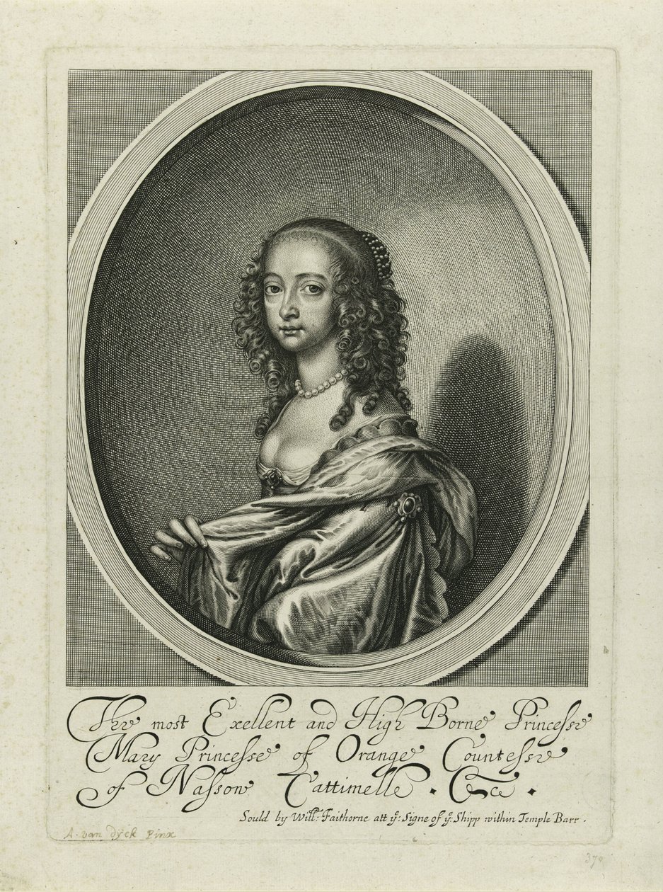 Portret van Maria Henrietta Stuart door Anonymous