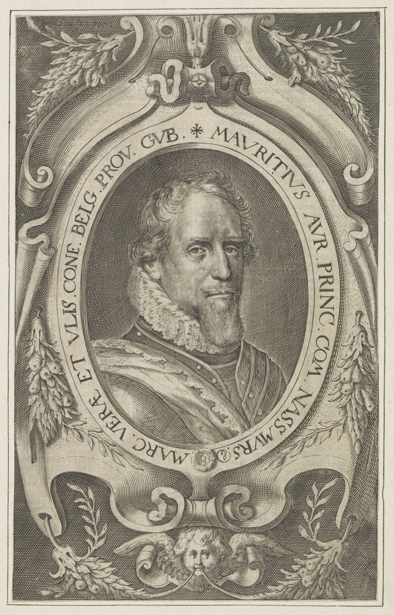 Portret van Maurits, prins van Oranje door Anonymous