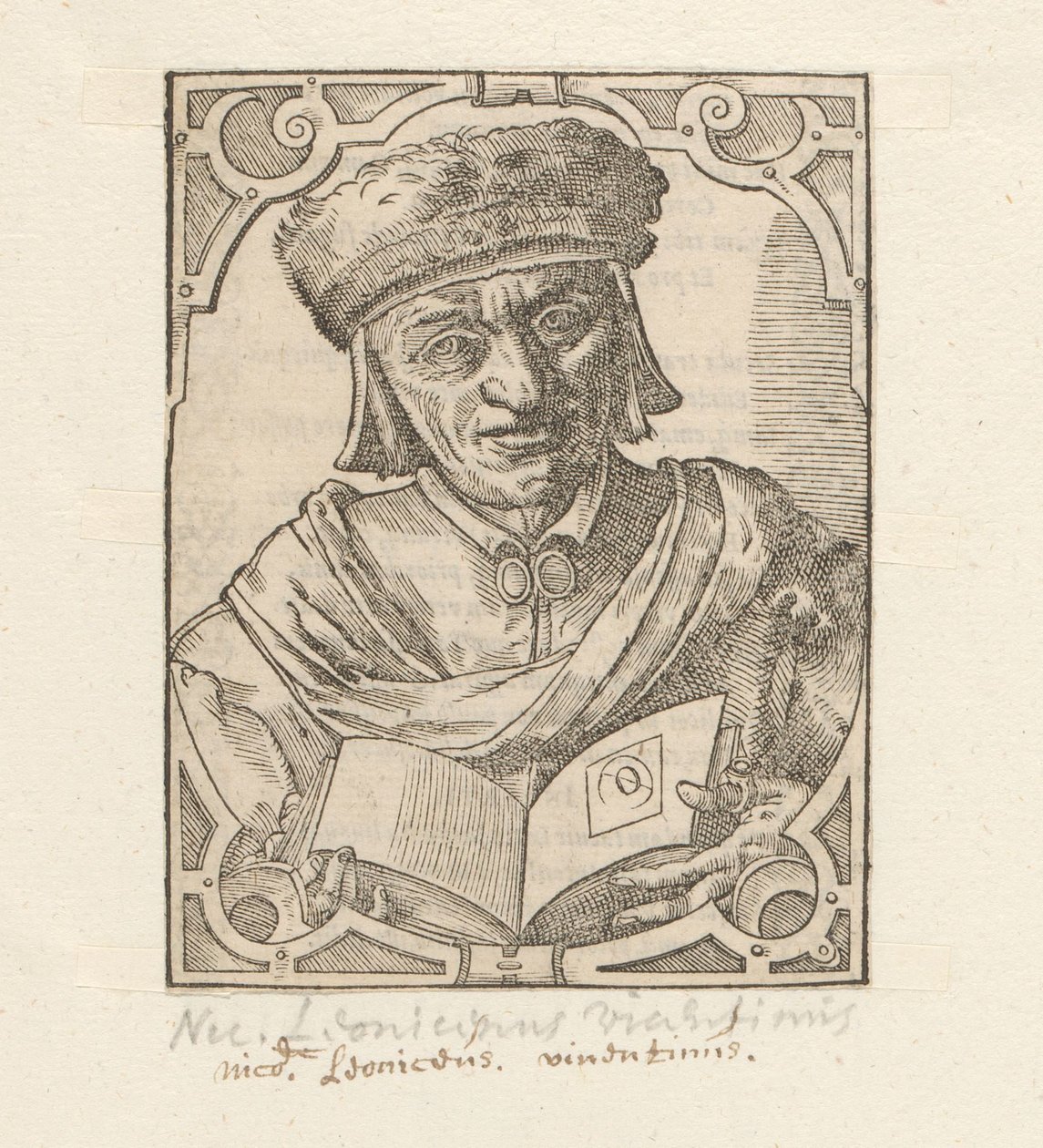 Portret van Niccolò Leoniceno door Anonymous