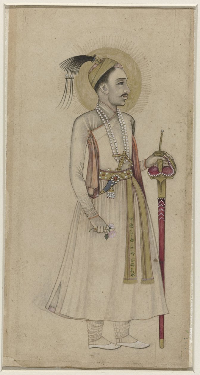Portret van Sultan Muhammad-Quli Qutb-Shah van Golconda door Anonymous