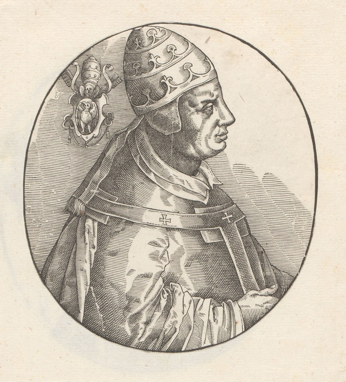 Portret van paus Urbanus V door Anonymous