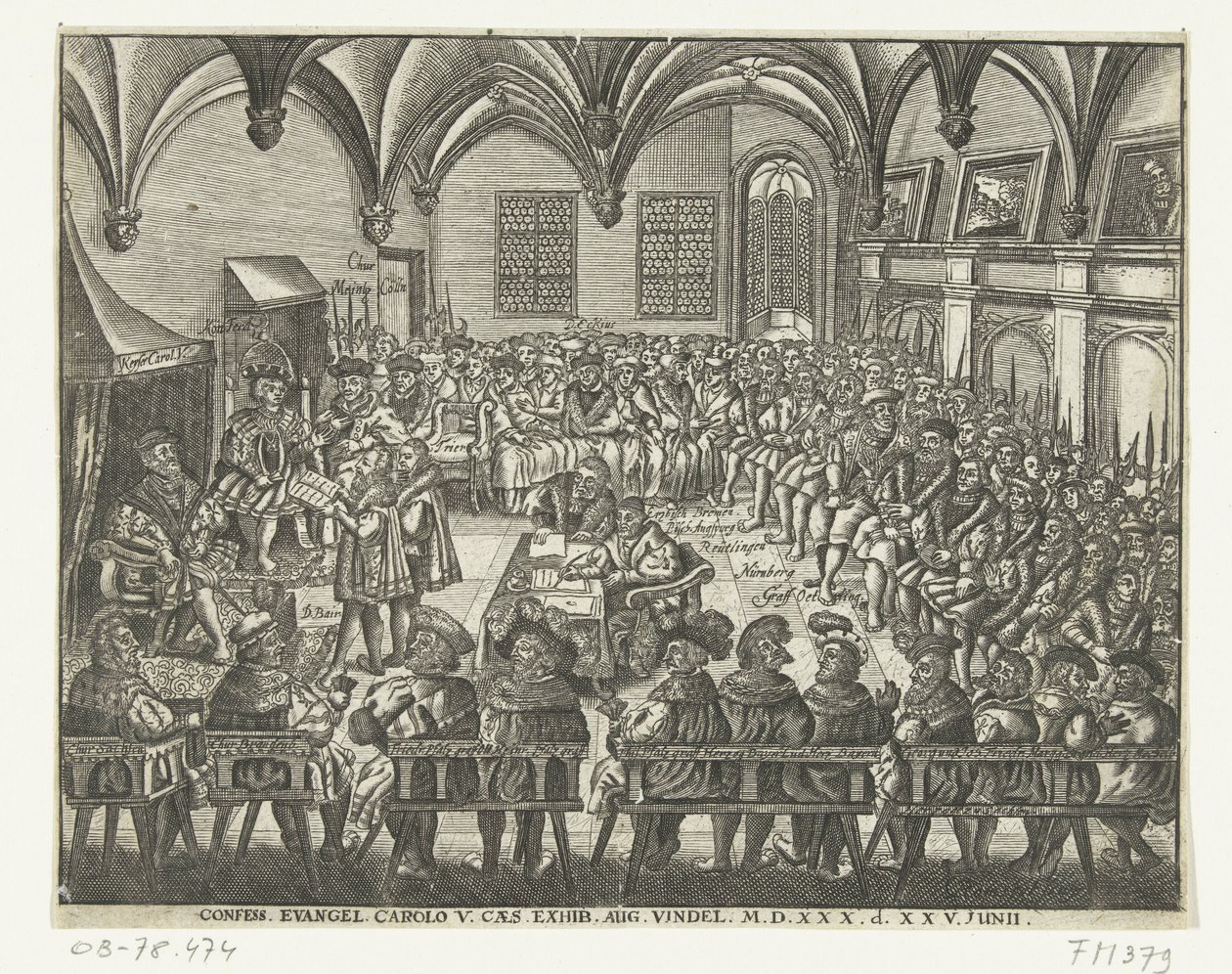 Rijksdag van Augsburg, 1530 door Anonymous