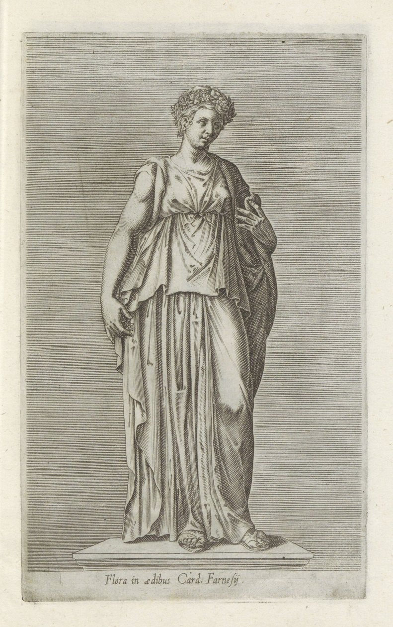 Sculptuur van Flora door Anonymous