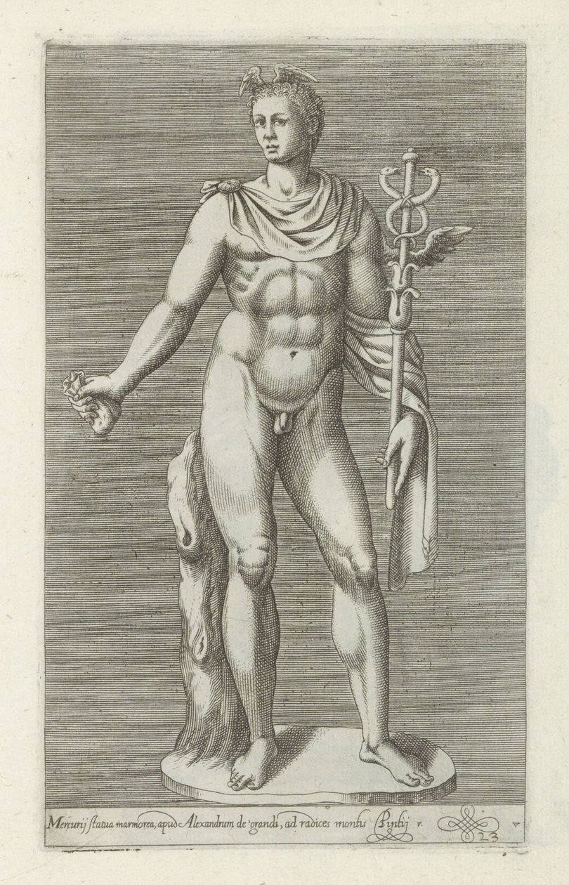 Sculptuur van Mercurius door Anonymous