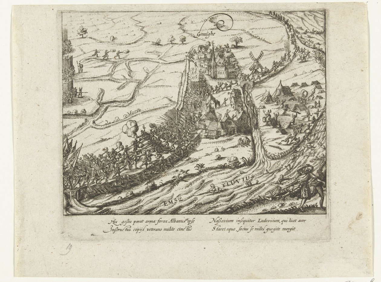 Slag bij Jemmingen, 1568 door Anonymous