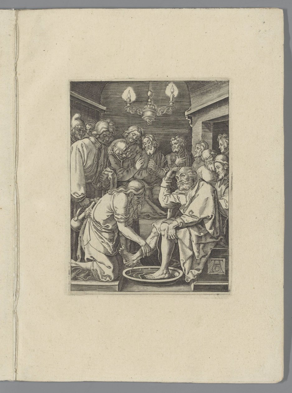 Voetwassing van Petrus door Anonymous