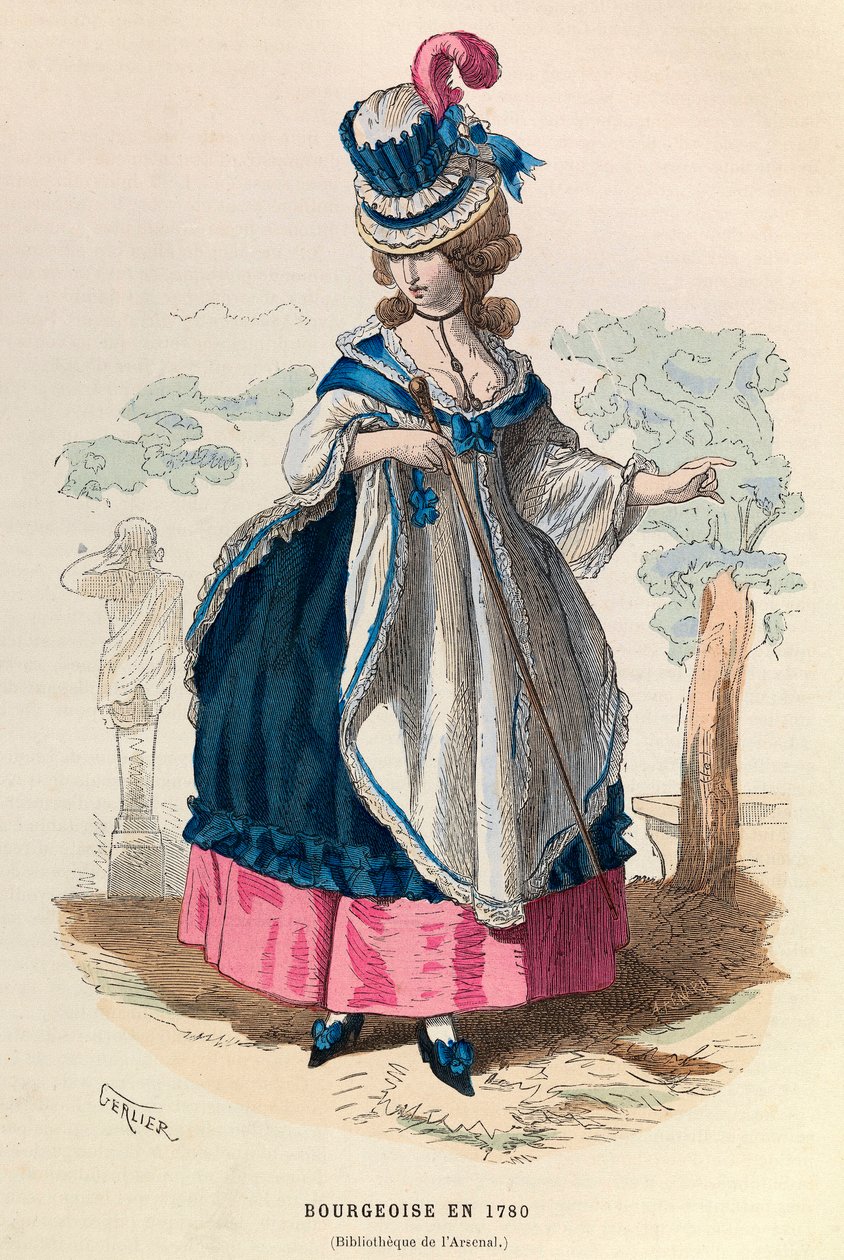 Een bourgeois in 1780 door Anonymous Anonymous