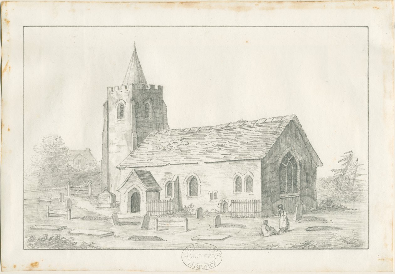 Acton Trussell Kerk door Anonymous Anonymous