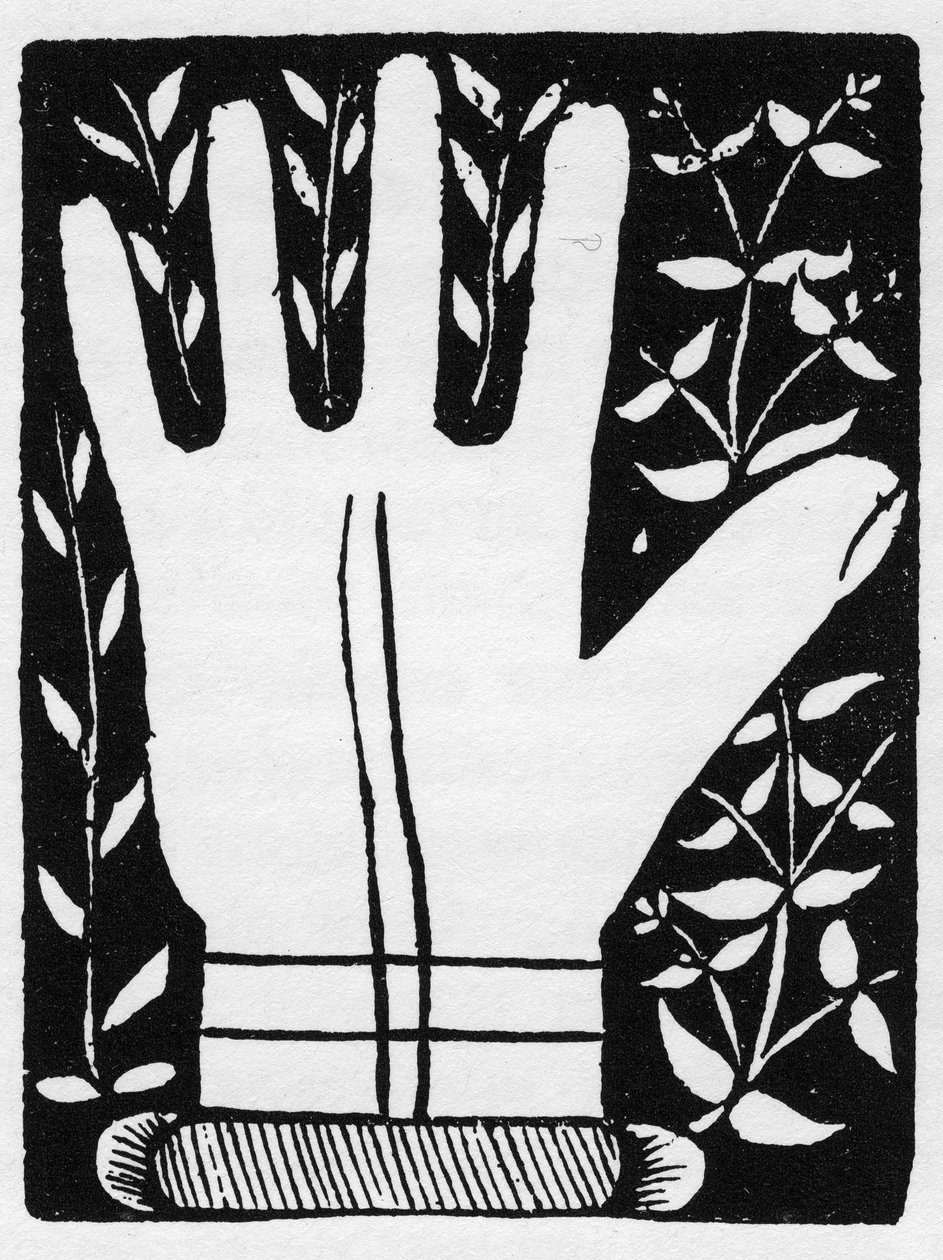 Chiromancia - Dubbele Saturnuslijn - Gravure 1545 in 