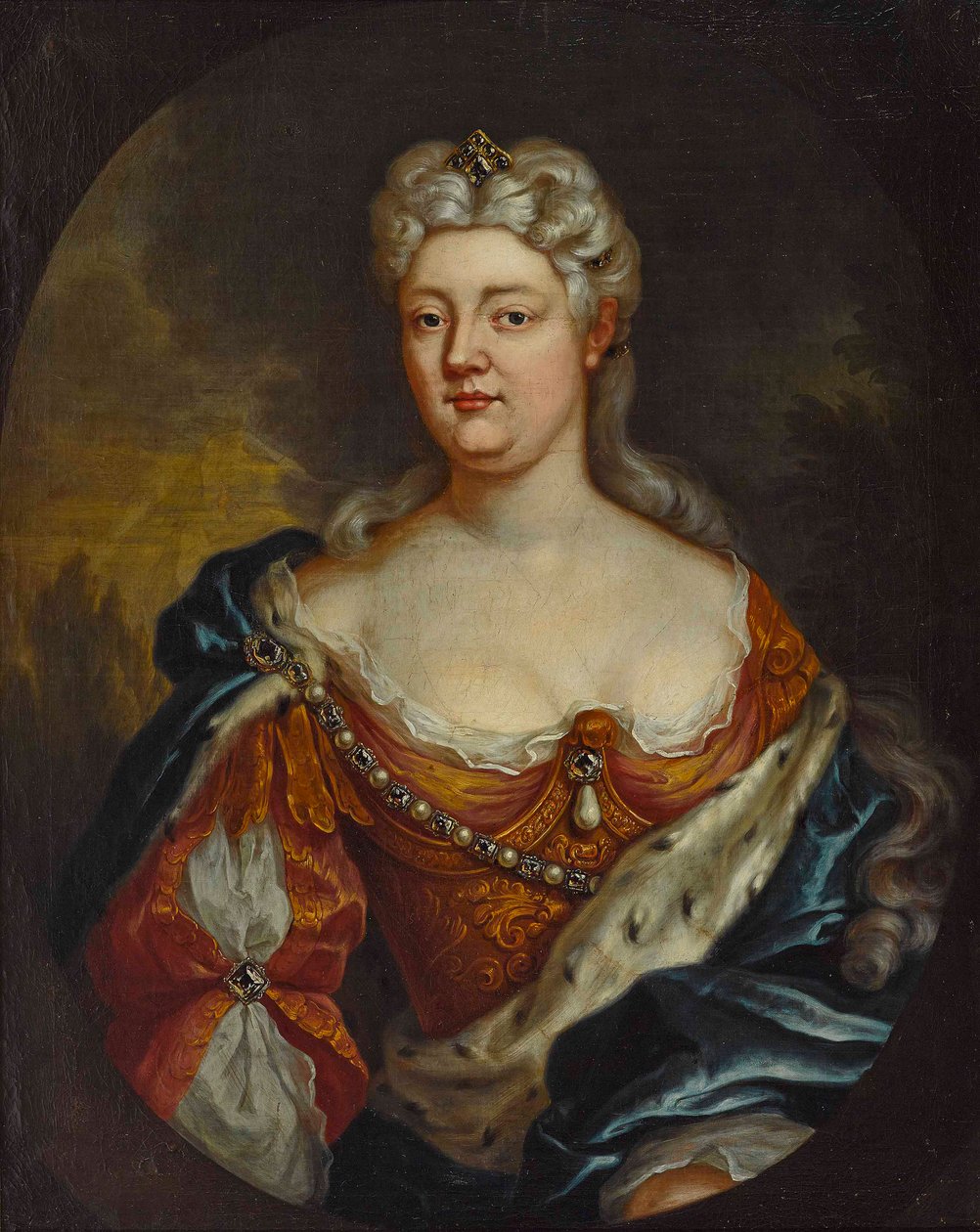 Gravin Palatine Caroline van Nassau-Saarbrücken door Anonymous Anonymous